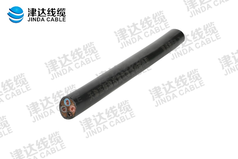 TVR 彈性體絕緣和護套軟電纜 3*4+1*2.5㎡